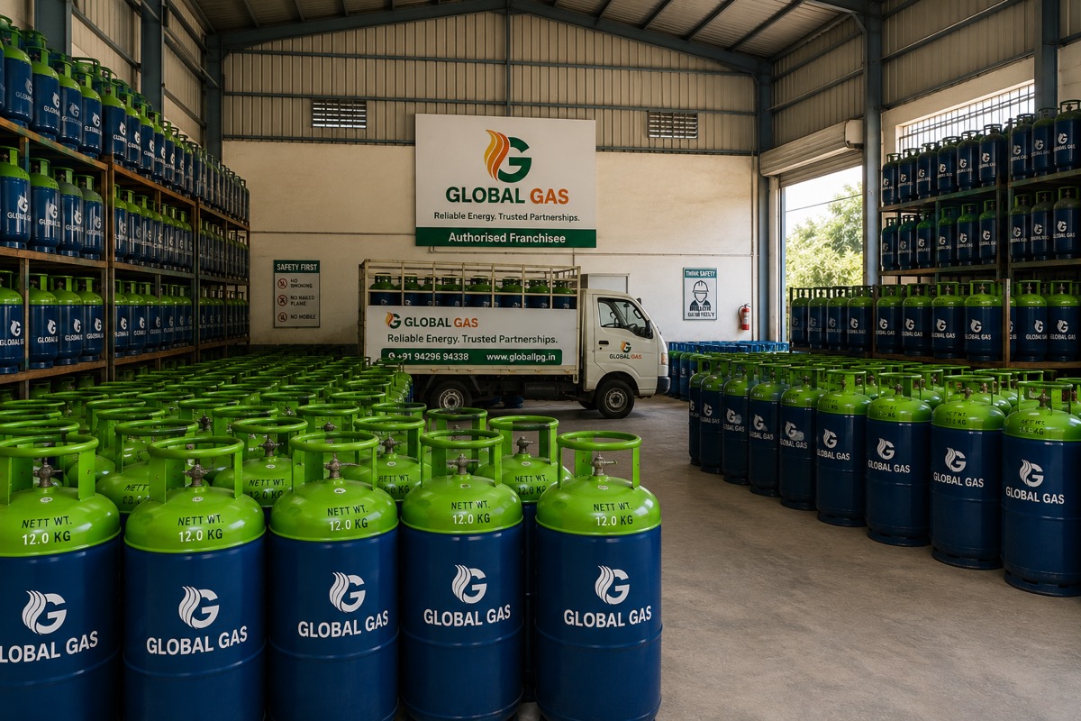 Global Gas cylinder warehouse